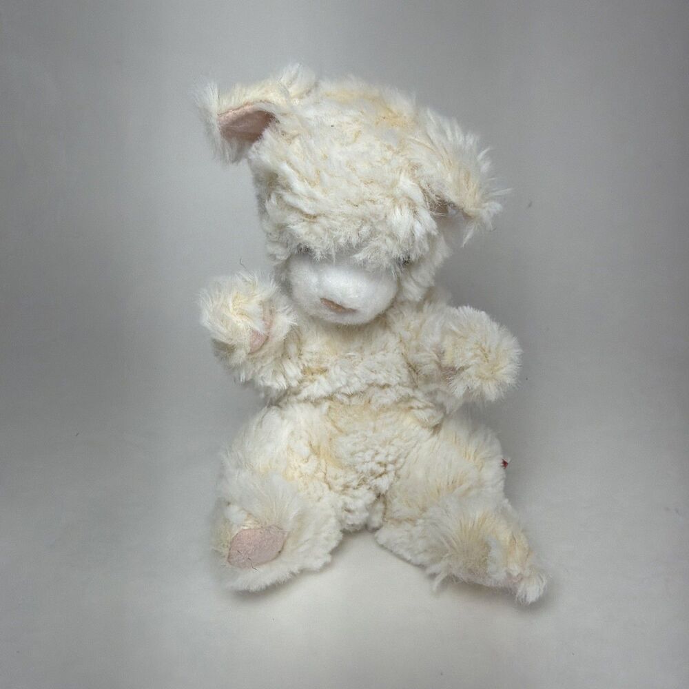 Douglas Lil Handful Cream Cat Plush 5.5”